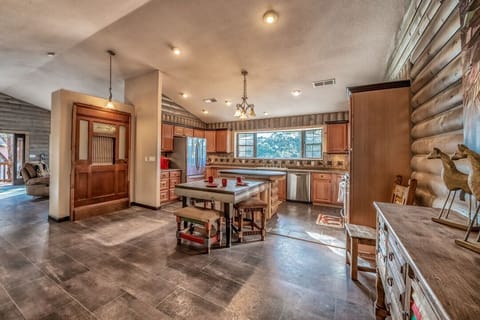 Unique kitchen with breakfast nook