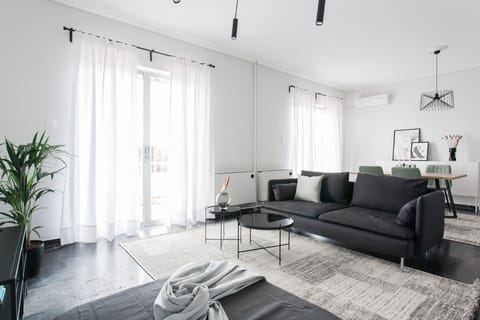 Standard Apartment | Living area | 43-inch Smart TV with digital channels, TV, Netflix