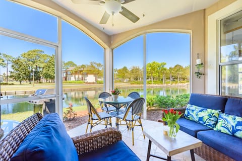 Sun Porch with Lake View
