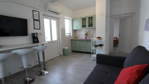Kitchen and living room