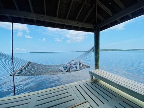 Hammock on the dock 