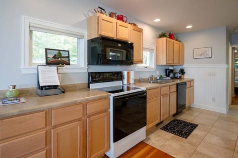 Fully stocked kitchen