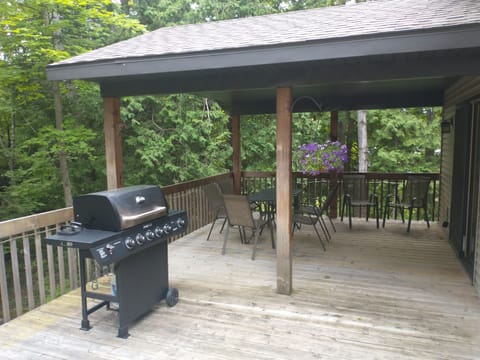 Gas Grill on Open Deck