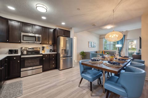 Kitchen and dining area