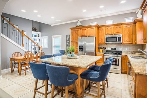 Upstairs - Full Kitchen 1 and Dining Area