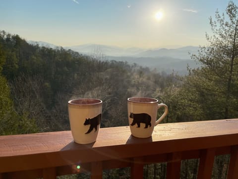 Above the clouds. Panoramic views from our expansive third-floor loft.
