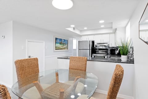 Dining table seats four- perfect for sharing any meal