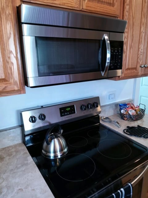 Stainless Steel and Glasstop Stove