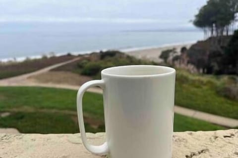Morning coffee on the balcony