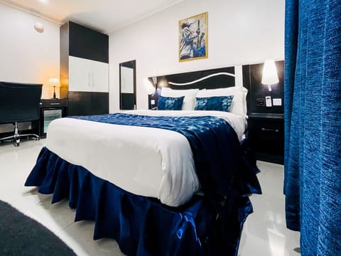 Premium bedding, free WiFi, bed sheets
