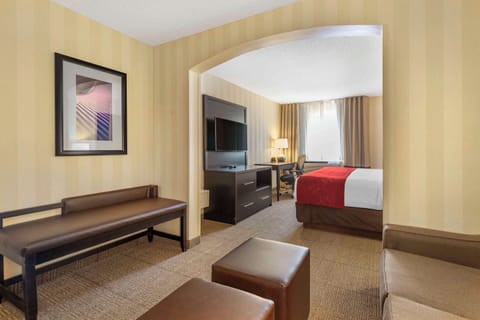 Suite, 1 King Bed with Sofa bed, Non Smoking | 1 bedroom, premium bedding, pillowtop beds, in-room safe