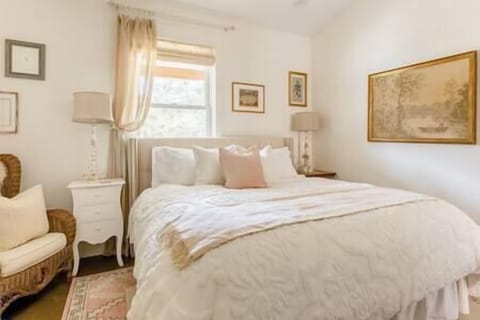 Cal King bedroom with bathroom