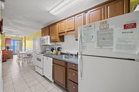 Prepare a home cooked meal in this fully-equipped kitchen.