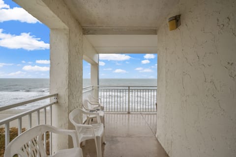 Plenty of room on this huge corner balcony with views galore.