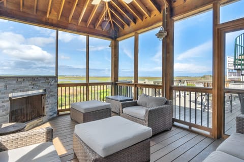 Marsh View Screened Porch