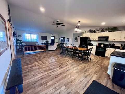 Open Kitchen and Living Room