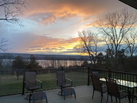 Sunrise from living room
