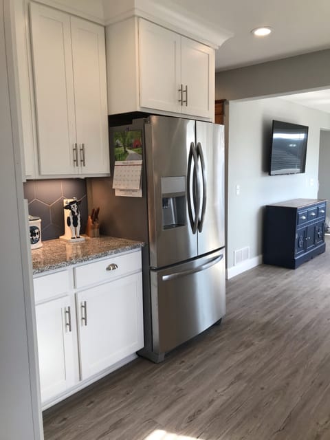 Enjoy a well stocked kitchen