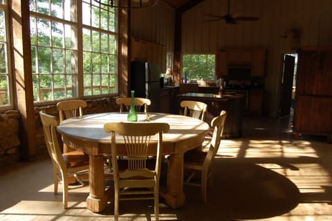 Natural light pouring through the windows