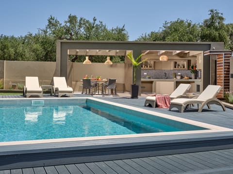 This Luxury Retreat is an architectural gem on Zakynthos Island. 