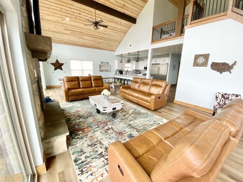 Three reclining sofas