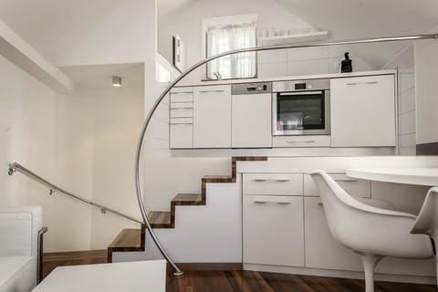 Standard Studio (Duplex) | Private kitchen | Fridge, espresso maker, eco-friendly cleaning products