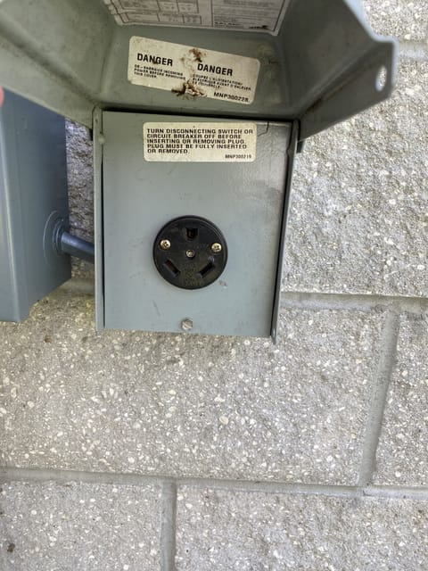 RV / electric car station.