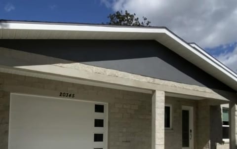 River is short walk across neighborhood road.