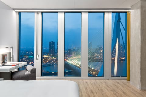 Premium Room (Single Use - Skyline View) | In-room safe, desk, soundproofing, free cribs/infant beds