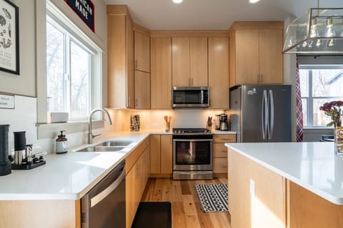 Full kitchen with Keurig Coffee Maker