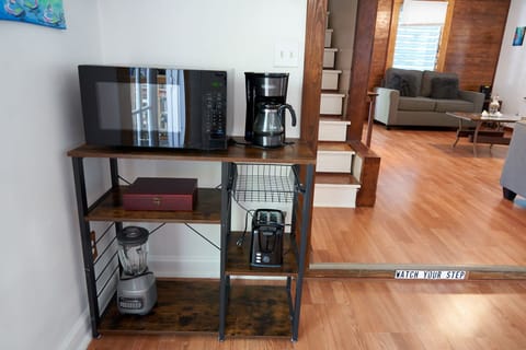 Kitchen appliances with wine opener kit