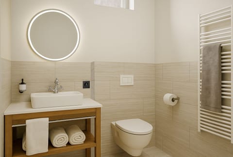 Suite, 2 Bedrooms, Terrace | Bathroom | Designer toiletries, hair dryer, slippers, towels