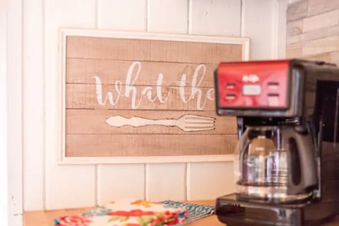 Coffee maker/coffee included