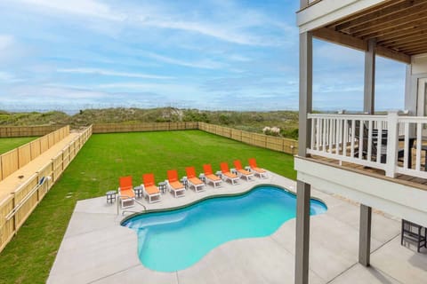 Spacious pool area, designed for your ultimate enjoyment and relaxation.