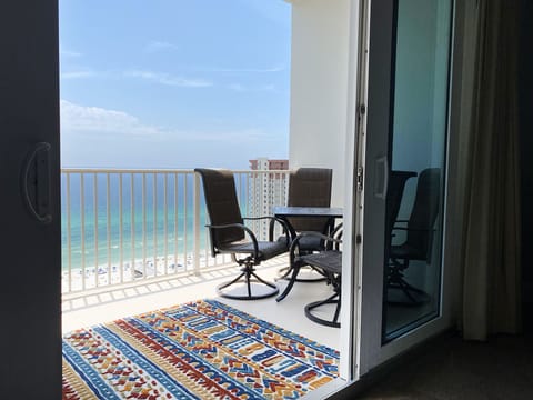 Step out on the balcony