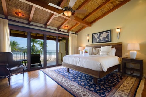 Relax in a master bedroom with private ocean views