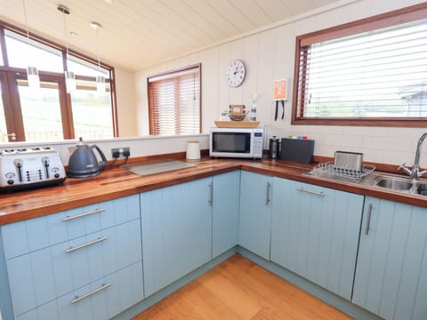 Fridge, dishwasher, cookware/dishes/utensils