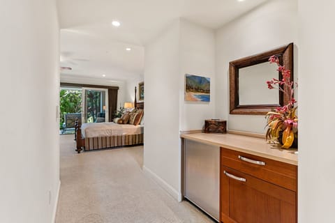 Small refrigerator in the Primary bedroom