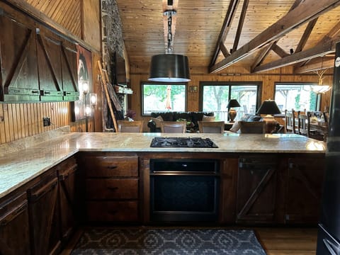 Gorgeous view while cooking at the bar!