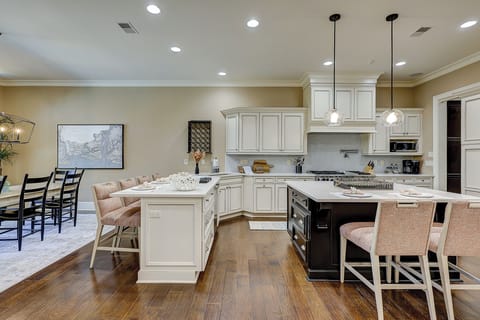 Kitchen and dining room