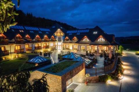 Front of property - evening/night