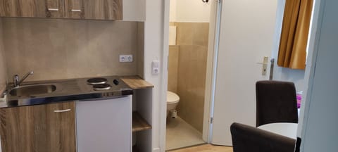 Deluxe Double Room | Private kitchen | Cookware/dishes/utensils