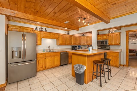 Kitchen is fully equipped for cooking meals for your family/group!