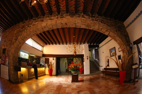 Interior entrance