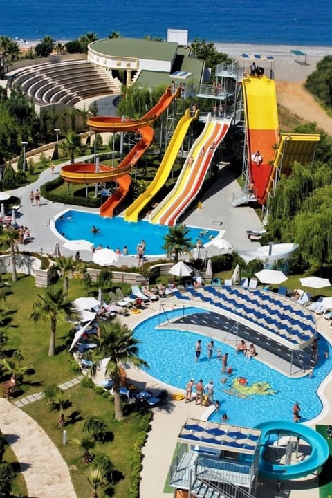 Indoor pool, outdoor pool, open 8 AM to 7 PM, free cabanas