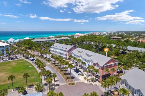 Drone shot showing the gorgeous beach