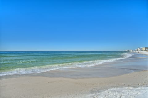 Beach nearby, white sand