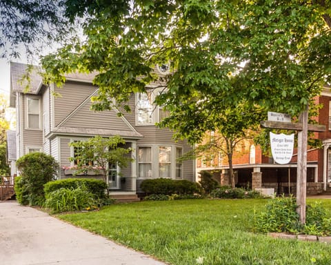 South, street-side entrance.
