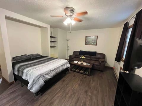 Bed, Sofa, TV