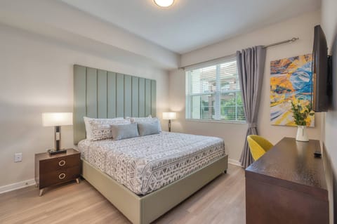 King bedroom with private bathroom